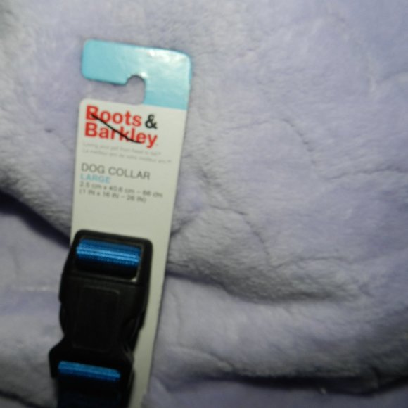 Boots & Barkley Nylon Dog Collar Large Blue Nwt! - Picture 4 of 5